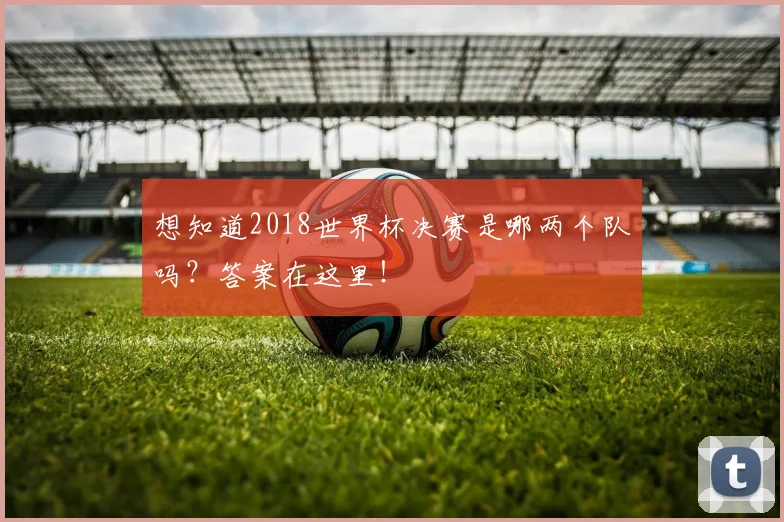想知道2018世界杯决赛是哪两个队吗?答案在这里!